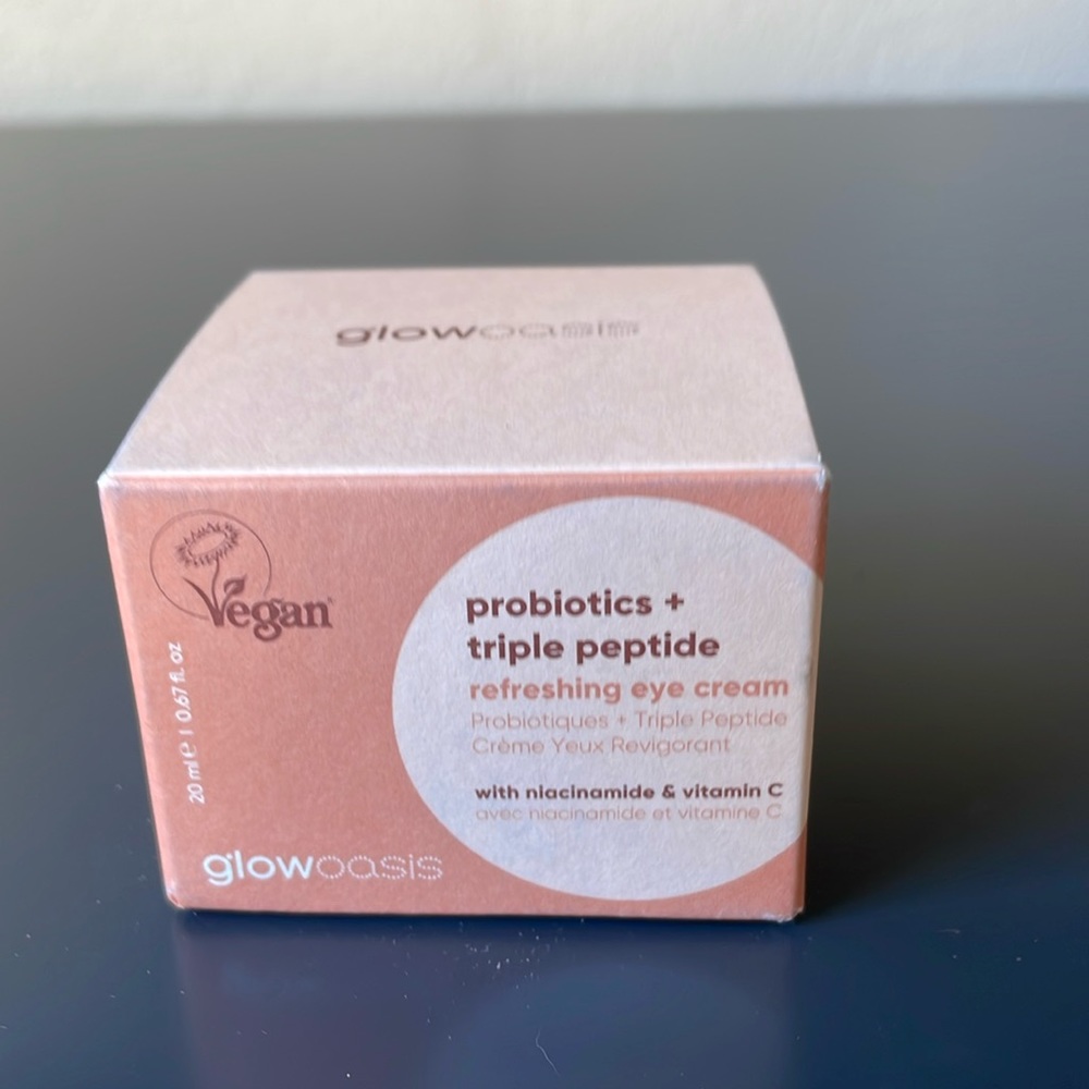 GLOW OASIS Probiotics and Triple Peptide Refreshing Eye Cream  20mL/0.67…